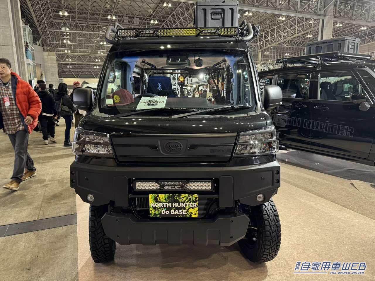 |横乗り系にはベストな仕様! ギア感満点のダイハツ アトレーがベースの軽キャンパー