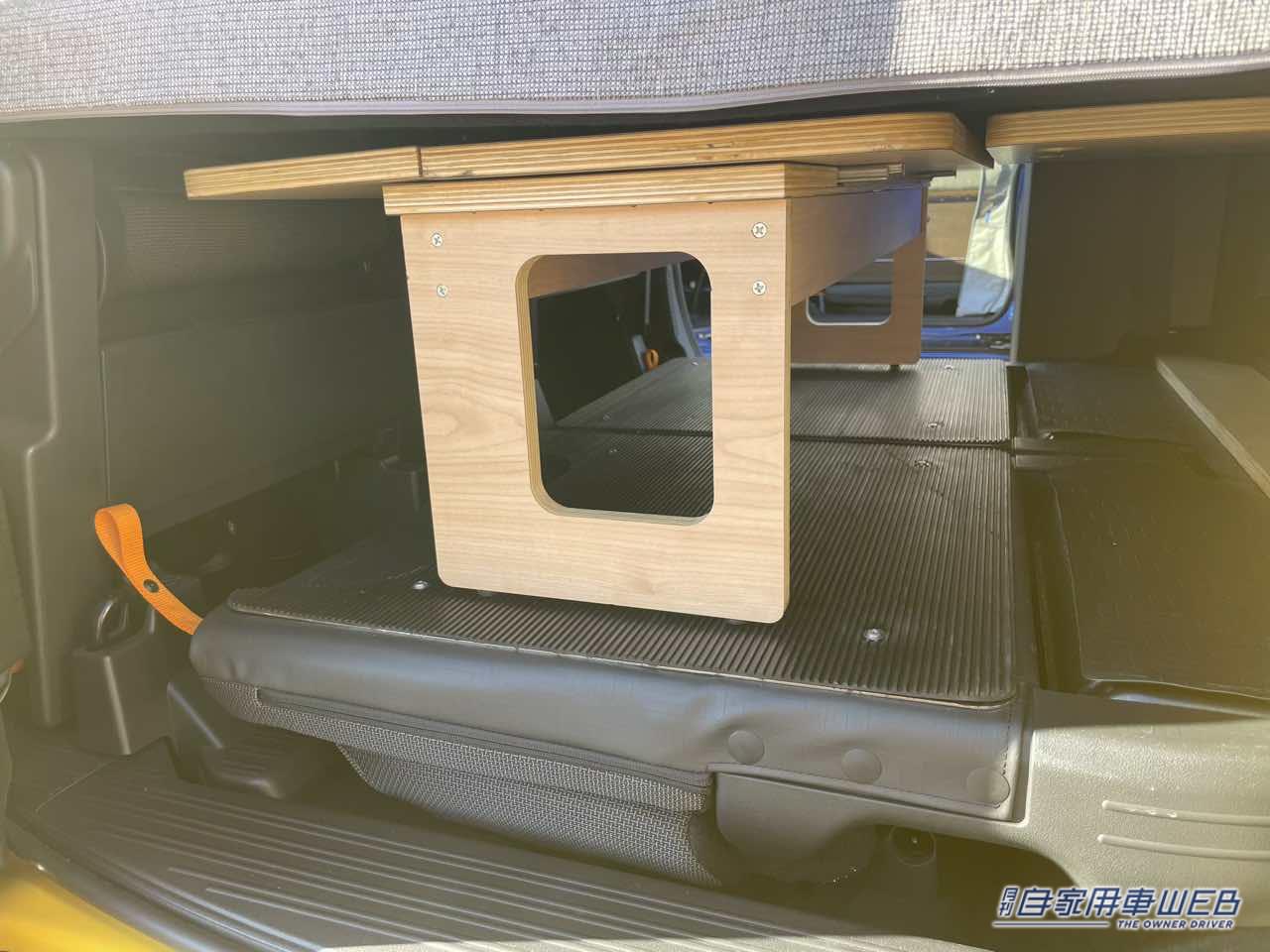 |ピラーレス構造でサイドも広々! 車中泊も快適なホンダN-VANがベースの軽キャンパー