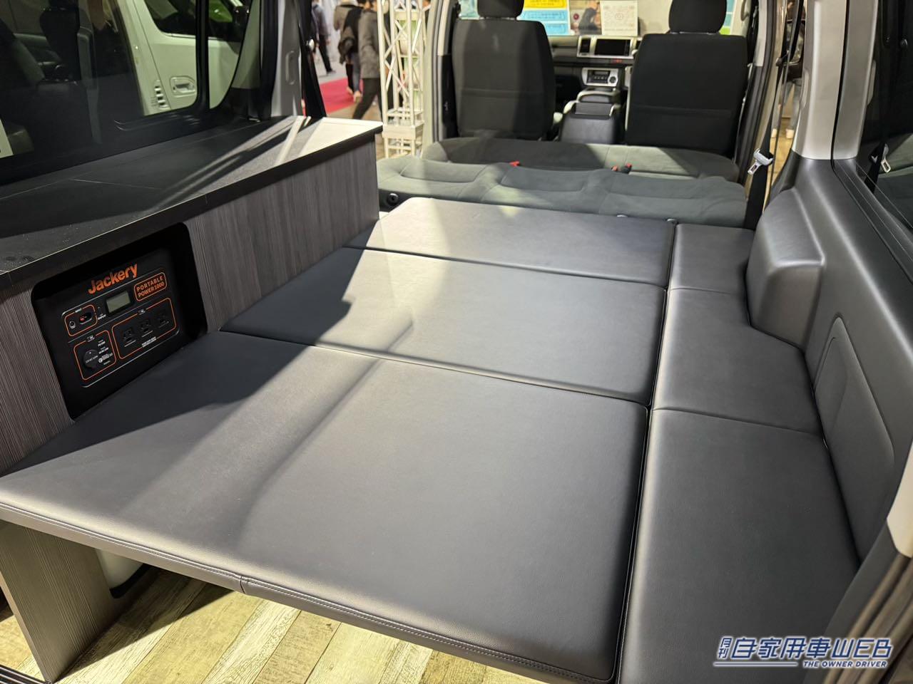 |フルフラットが広い! シンプルだから使いやすいトヨタ ハイエースがベースのキャンパー