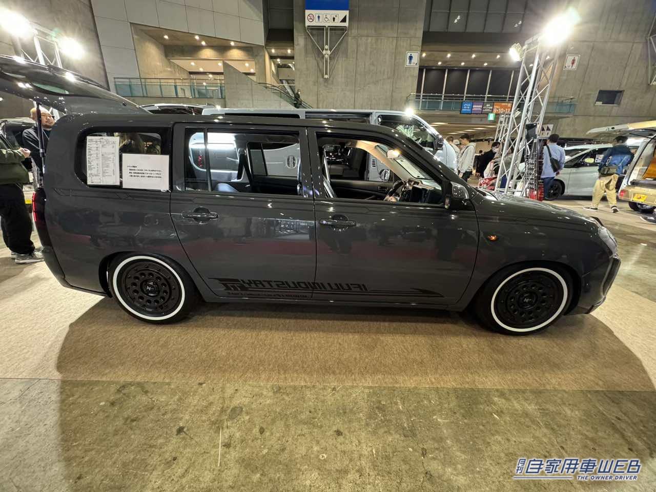 |これは街乗りでも最高にカッコいい! フラットスペースが使いやすいトヨタ プロボックスがベースのキャンパー