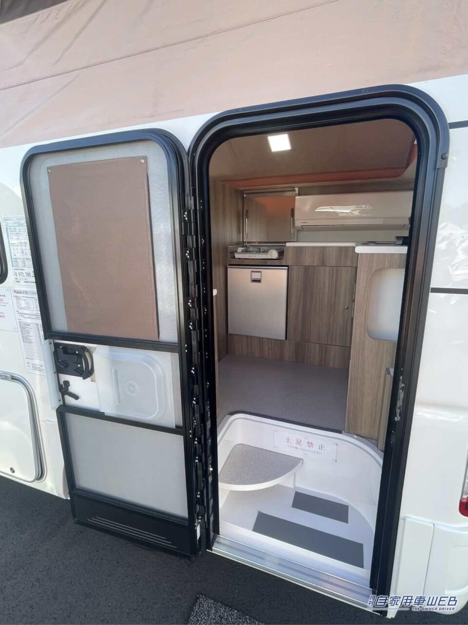 |キャンピングカー専用設計だから広くて快適! トヨタ カムロードがベースのキャンパー