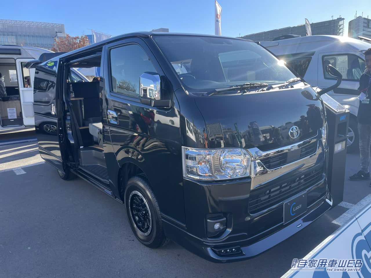 |便利で快適なボックスシート&荷物もガッツリ積み込めるトヨタ ハイエースがベースのキャンパー