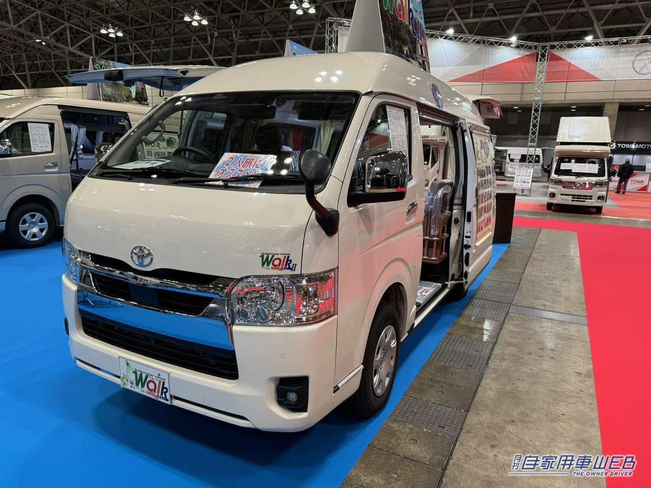 |このボックスシートは広すぎる! フルフラットへの変更も簡単なトヨタ ハイエースがベースのキャンパー