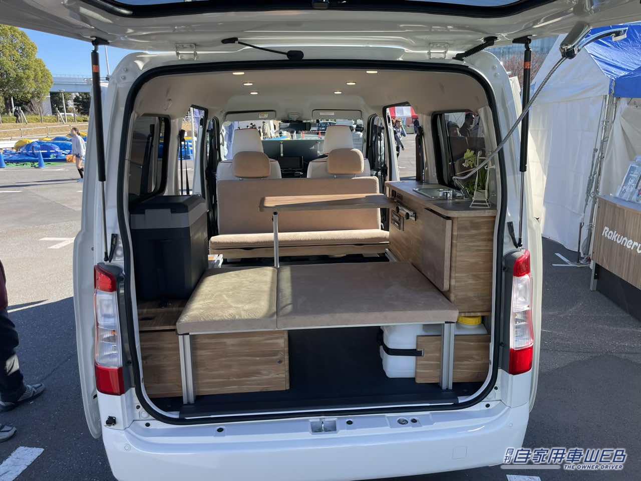 |車外でシャワーも使える便利な相棒! トヨタ タウンエースがベースのキャンパー