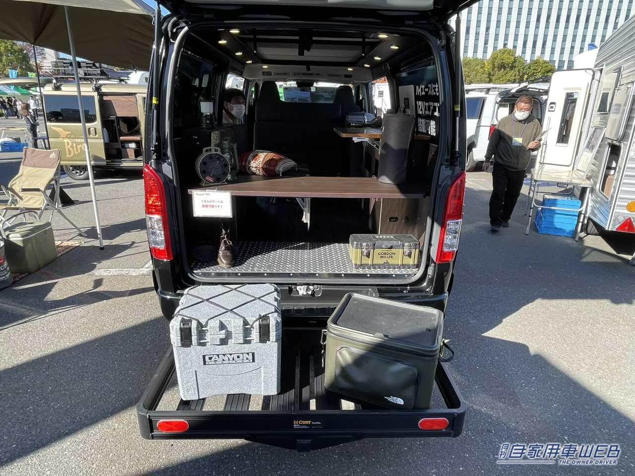 |シックな雰囲気に無骨さをプラス! 男心をくすぐるトヨタ ハイエースがベースのキャンパー