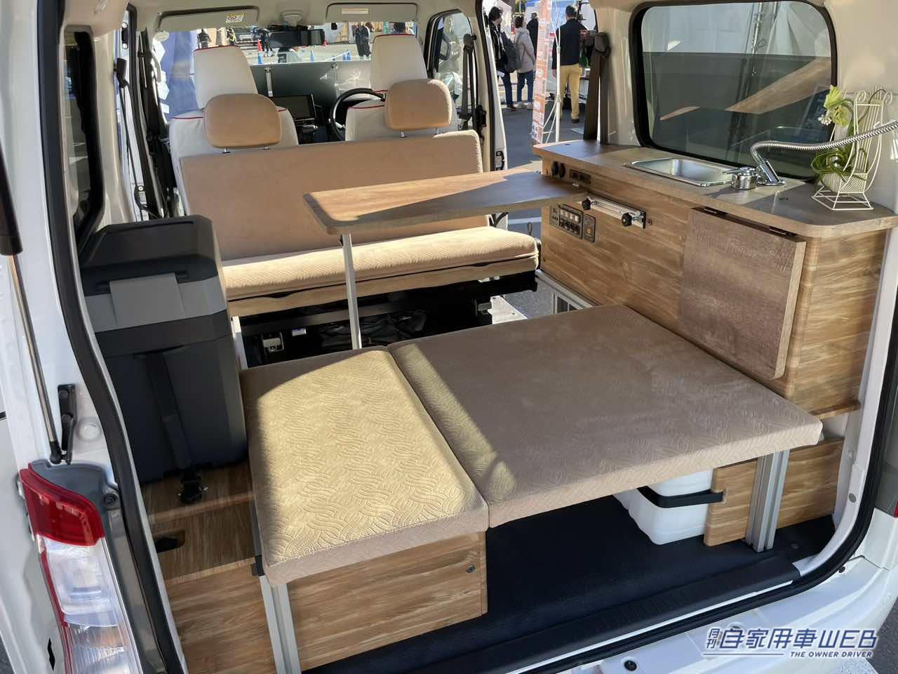 |車外でシャワーも使える便利な相棒! トヨタ タウンエースがベースのキャンパー