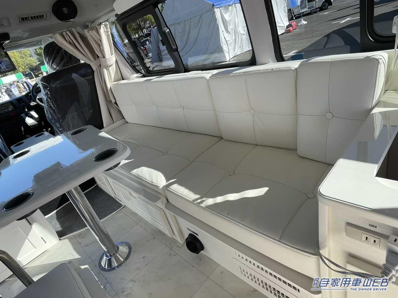 |しっかり機能でもシンプルで使いやすい! トヨタ ハイエースがベースのキャンパー