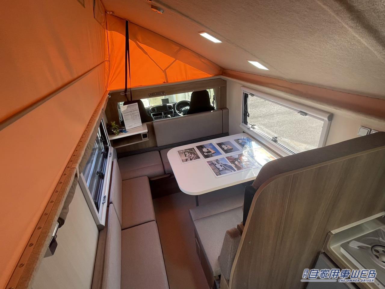 |キャンピングカー専用設計だから広くて快適! トヨタ カムロードがベースのキャンパー