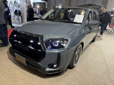 これは街乗りでも最高にカッコいい! フラットスペースが使いやすいトヨタ プロボックスがベースのキャンパー