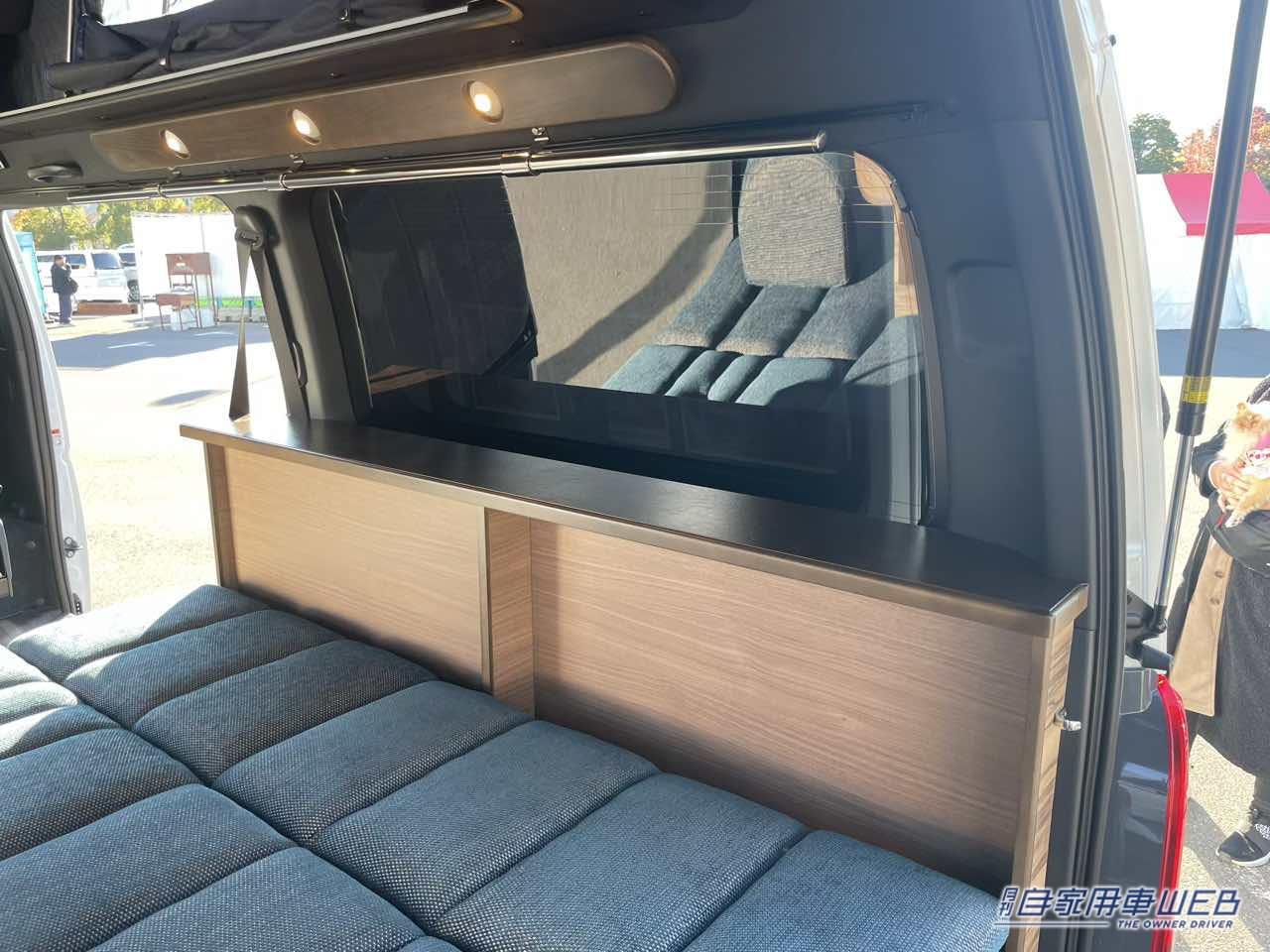 |抜群の収納力とマルチなフラットスペースが便利! トヨタ ハイエースがベースのキャンパー