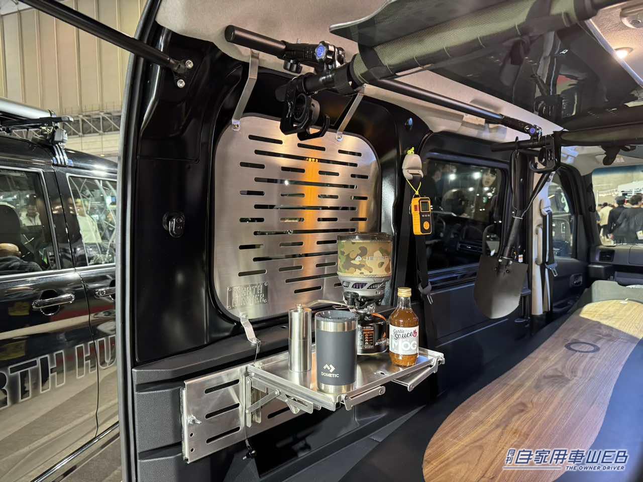 |横乗り系にはベストな仕様! ギア感満点のダイハツ アトレーがベースの軽キャンパー