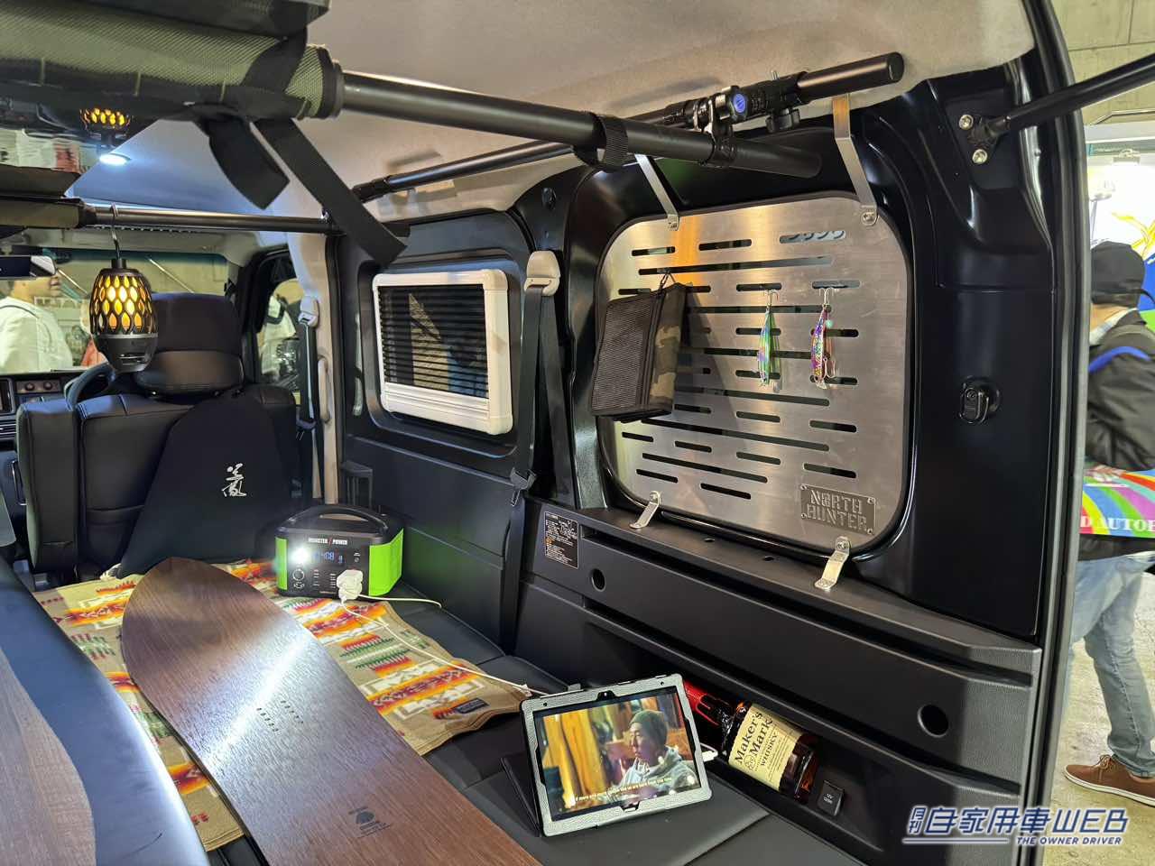 |横乗り系にはベストな仕様! ギア感満点のダイハツ アトレーがベースの軽キャンパー