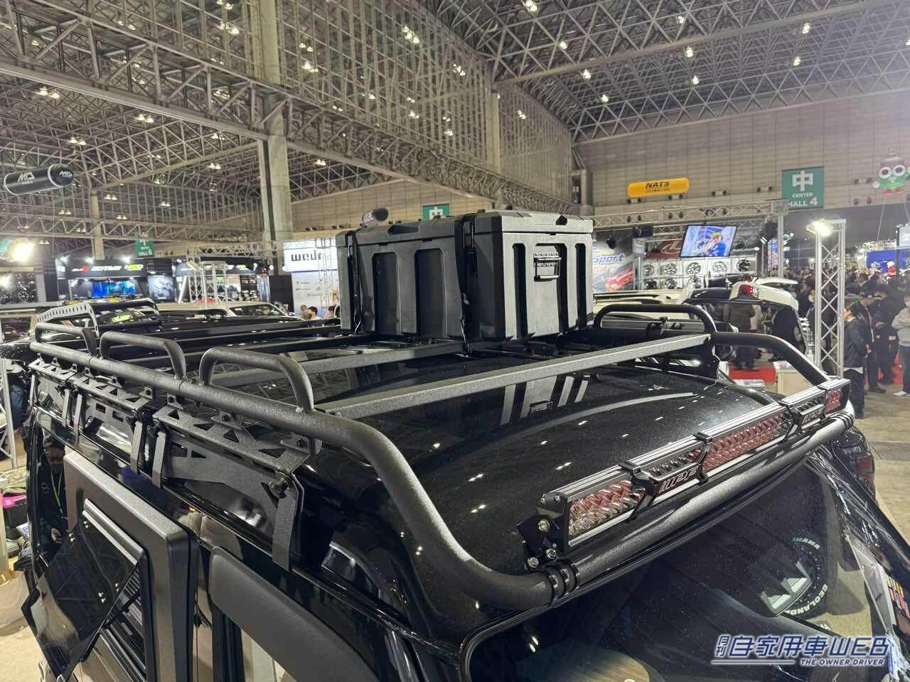 |横乗り系にはベストな仕様! ギア感満点のダイハツ アトレーがベースの軽キャンパー