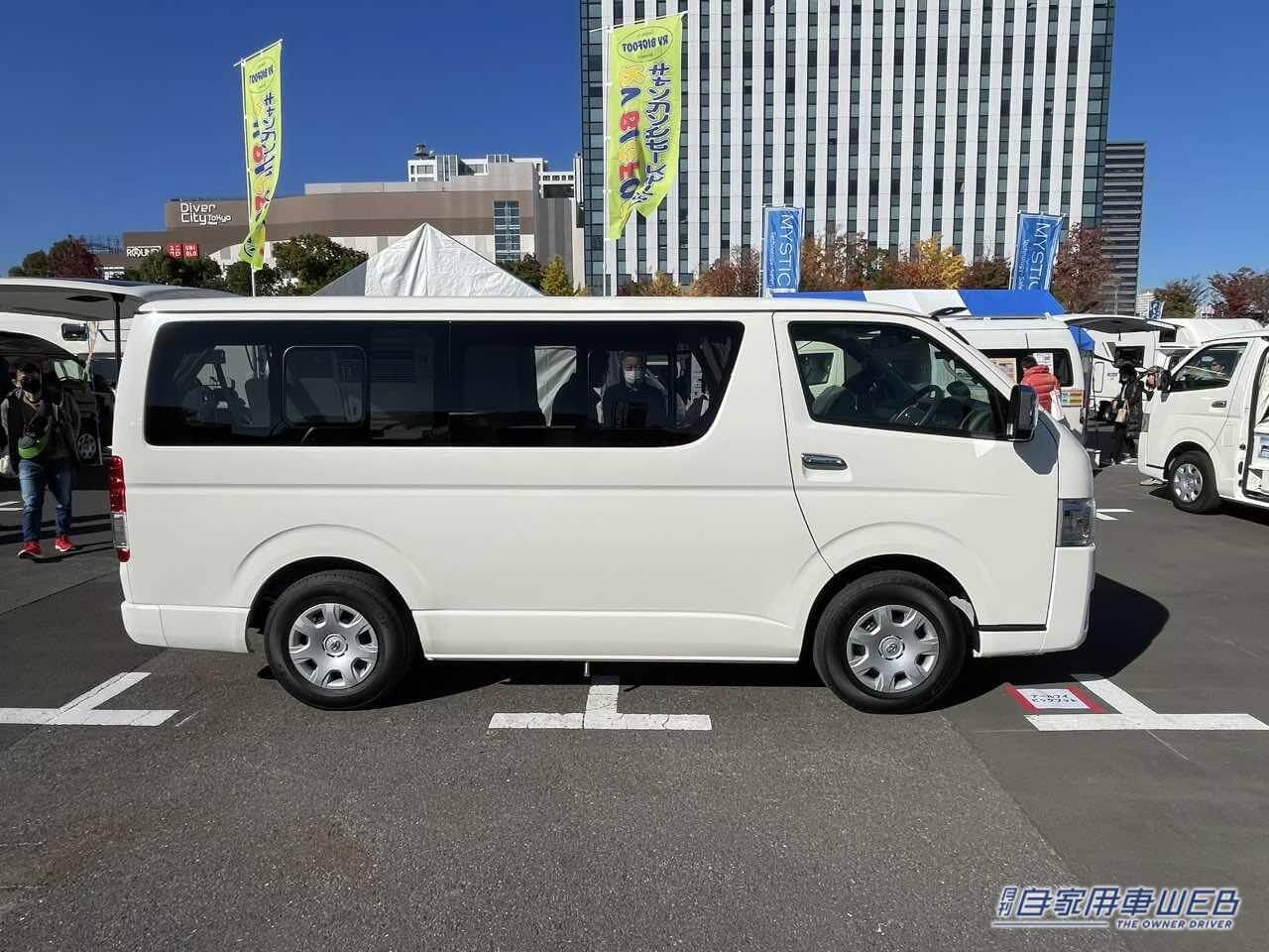 |しっかり機能でもシンプルで使いやすい! トヨタ ハイエースがベースのキャンパー