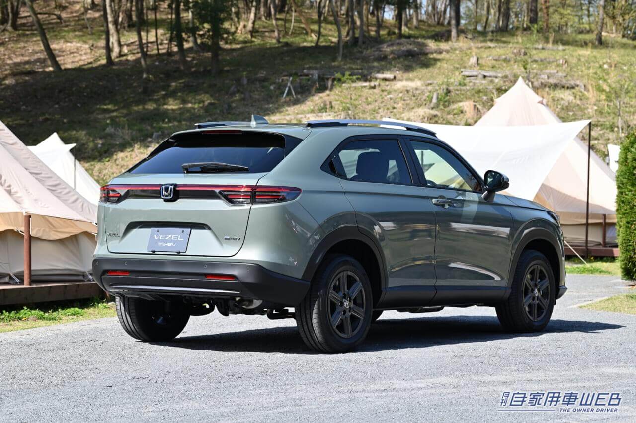 |写真でチェック! 注目モデルの気になるグレード【ホンダ ヴェゼル e:HEV X HuNTパッケージ】