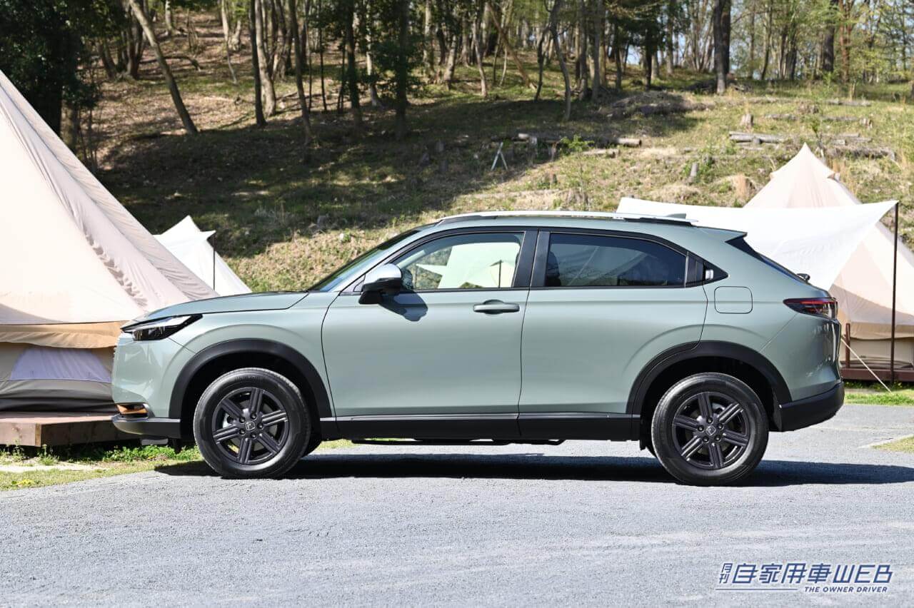 |写真でチェック! 注目モデルの気になるグレード【ホンダ ヴェゼル e:HEV X HuNTパッケージ】