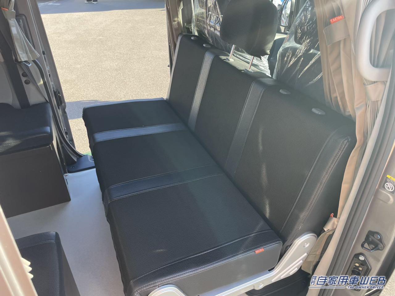 |これはちょうどいいサイズ感! 大きすぎずに車内も快適な日産NV200バネットがベースのキャンパー