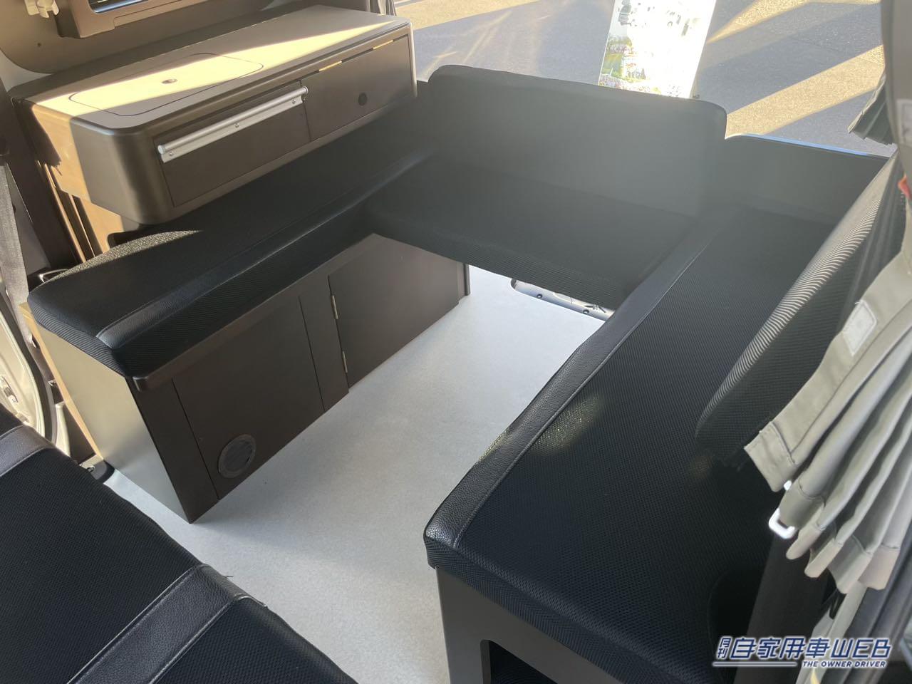 |これはちょうどいいサイズ感! 大きすぎずに車内も快適な日産NV200バネットがベースのキャンパー