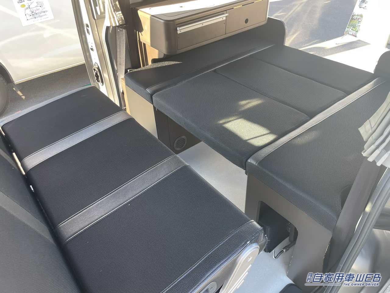 |これはちょうどいいサイズ感! 大きすぎずに車内も快適な日産NV200バネットがベースのキャンパー