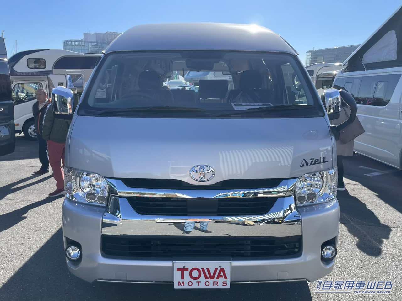 |広々車内でバッチリ収納! レイアウト変更なしでも快適なトヨタ ハイエースがベースのキャンパー