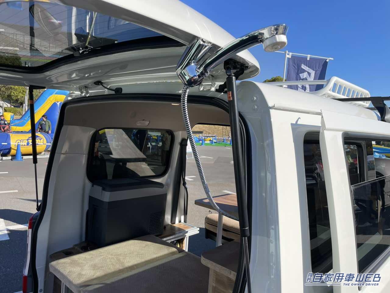 |車外でシャワーも使える便利な相棒! トヨタ タウンエースがベースのキャンパー