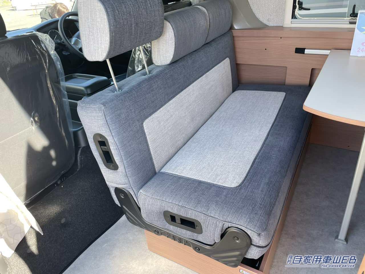 |広々車内でバッチリ収納! レイアウト変更なしでも快適なトヨタ ハイエースがベースのキャンパー