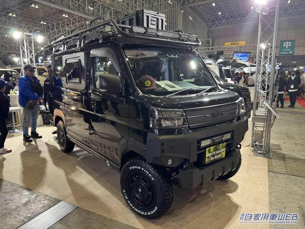 |横乗り系にはベストな仕様! ギア感満点のダイハツ アトレーがベースの軽キャンパー