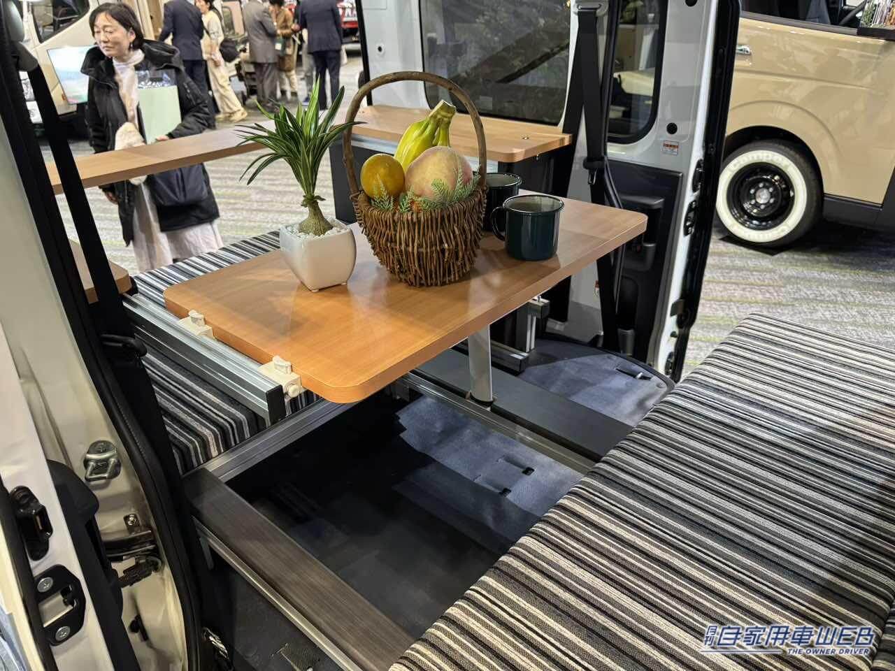 |おしゃれで広くてシンプルだ! トヨタ ピクシスバンがベースの軽キャンパー