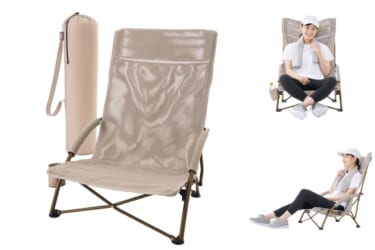 この椅子めっちゃラク! あぐらがかけるキングサイズのアウトドアチェア【車に積みたいアウトドアアイテム】