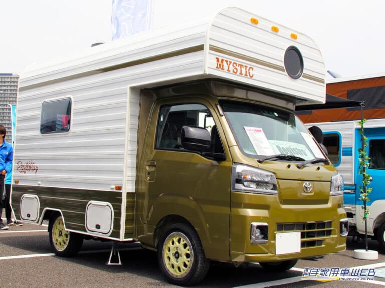 MYSミスティック「レジストロ」のエクステリア|軽トラベースのキャンピングカー“レジストロ”は唯一無二のデザインで中身も見た目も可愛い!