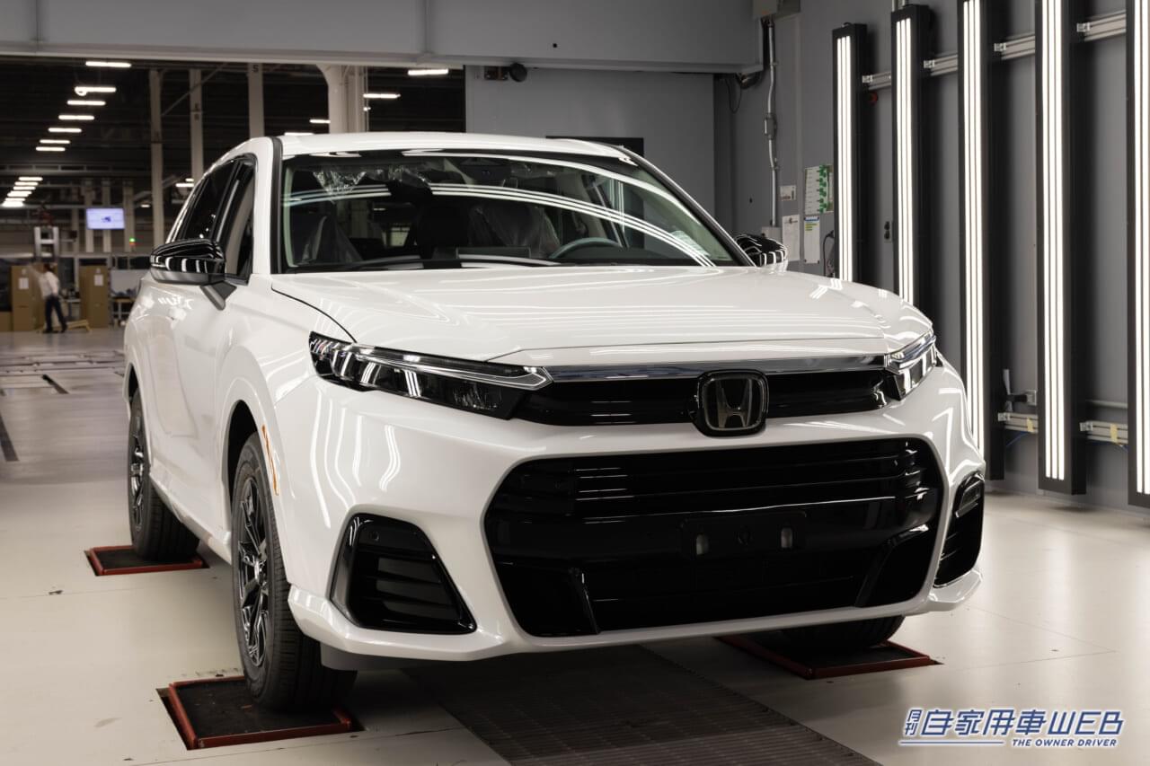 日本発売を予定している新世代の燃料電池車、ホンダ・CR-V e:FCEV、北米で生産を開始