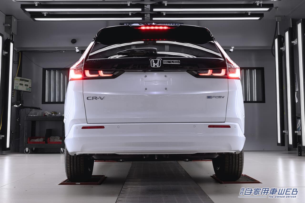 |日本発売を予定している新世代の燃料電池車、ホンダ・CR-V e:FCEV、北米で生産を開始