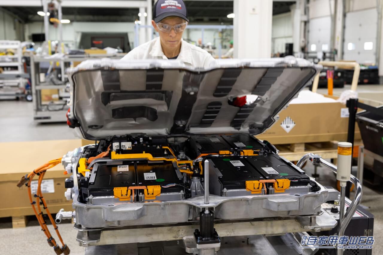 |日本発売を予定している新世代の燃料電池車、ホンダ・CR-V e:FCEV、北米で生産を開始