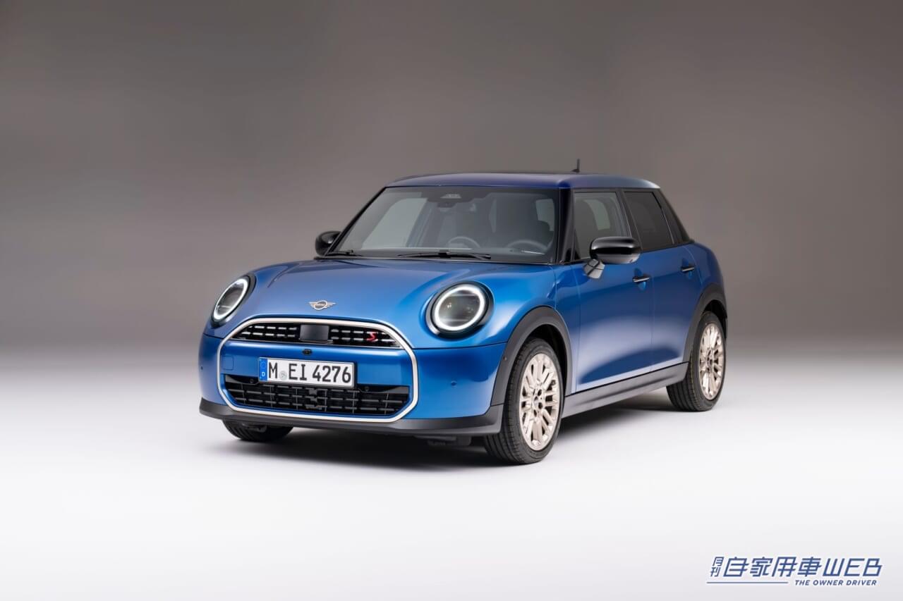 「MINI COOPER 5 DOOR」の国内発売がスタート。価格は408万円から【5ドアの新世代ミニは、ガソリンターボ車のみ】
