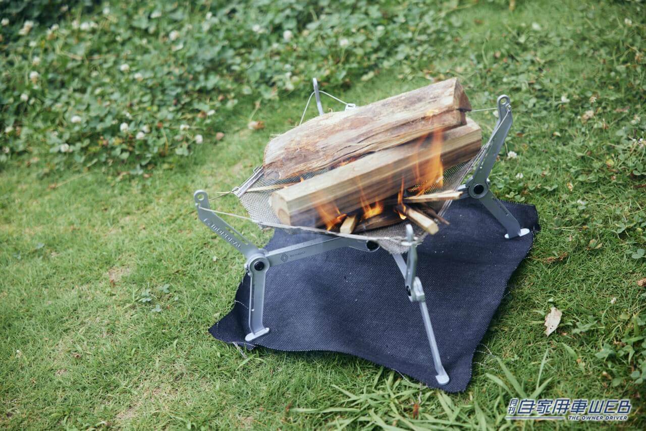 |カングーのキャンプ旅で重宝する、焚火グッズ満載のアウトドアキットボックス「カングー アウトドアキットBOX vol.4」を限定販売