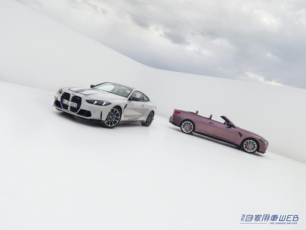 BMW、新型M4クーペ、新型M4カブリオレを発表 サーキットの本格的な走行が可能なハイパフォーマンスモデル