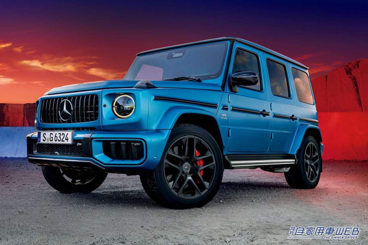 |電動化された最新Gクラス、国内仕様車の概要を発表。ディーゼル&AMGモデルにローンチエディションを用意