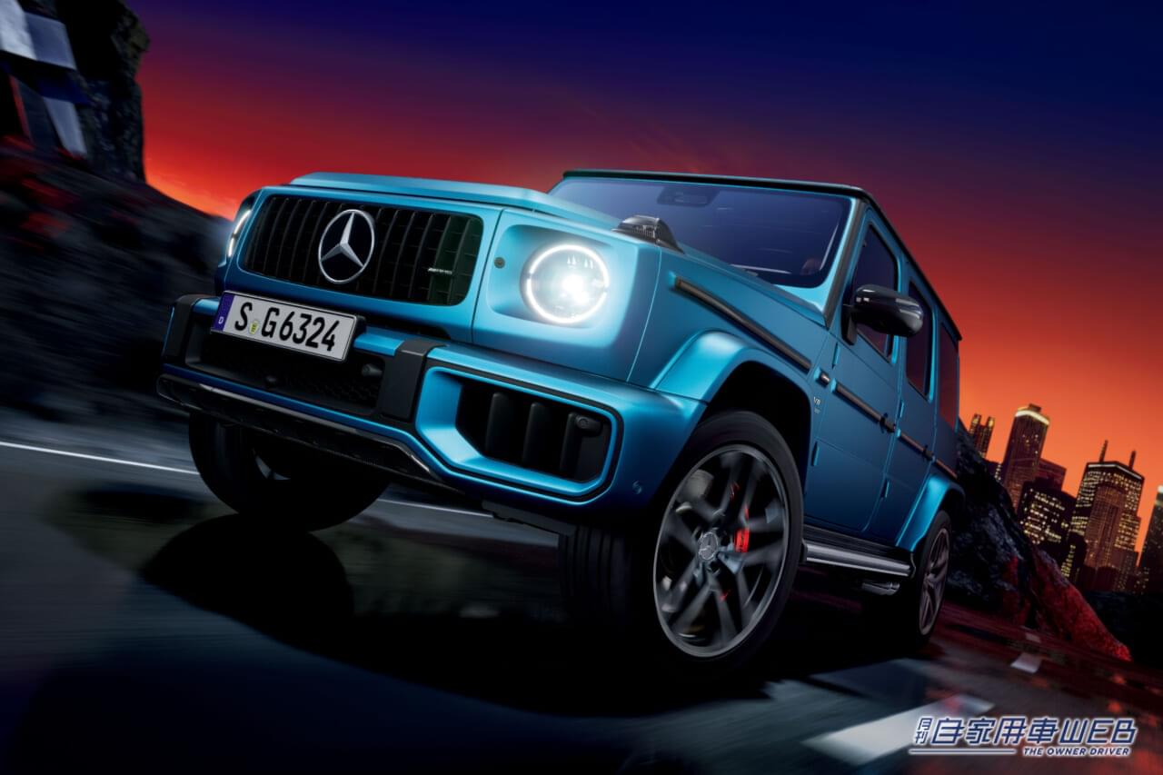 |電動化された最新Gクラス、国内仕様車の概要を発表。ディーゼル&AMGモデルにローンチエディションを用意