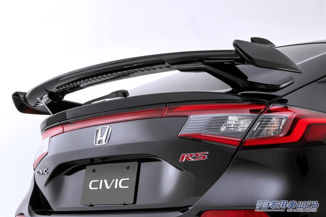 |ホンダアクセス、テールゲートスポイラーなどのシビック用純正アクセサリーを先行公開!