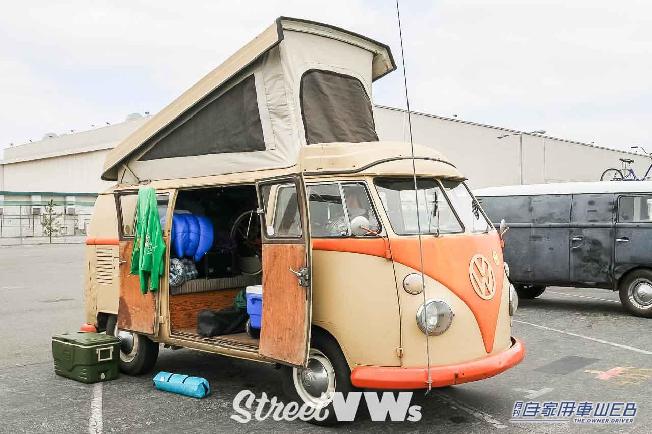 |元祖キャンピングカーといえばワーゲンバス アメリカのVWイベントで見つけたキャンパーたち