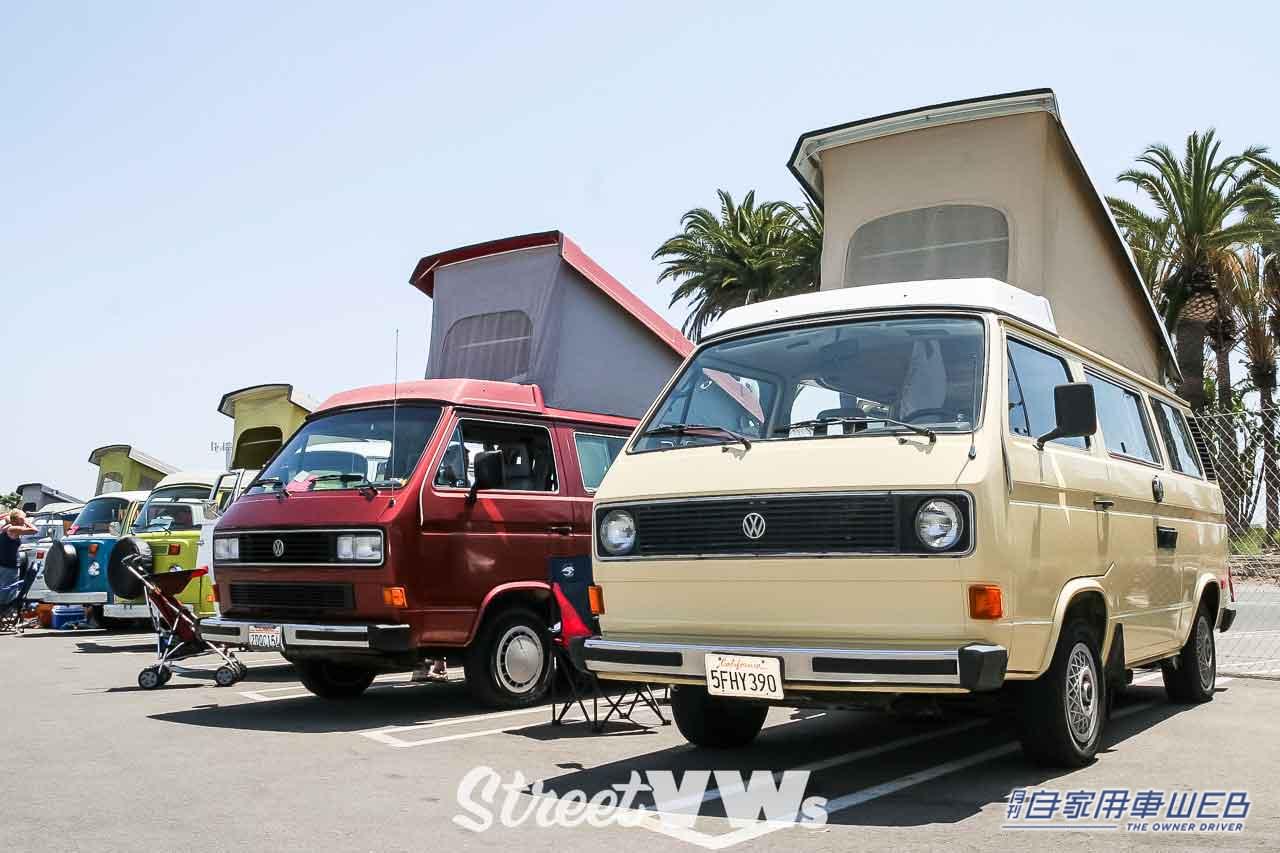 |元祖キャンピングカーといえばワーゲンバス アメリカのVWイベントで見つけたキャンパーたち