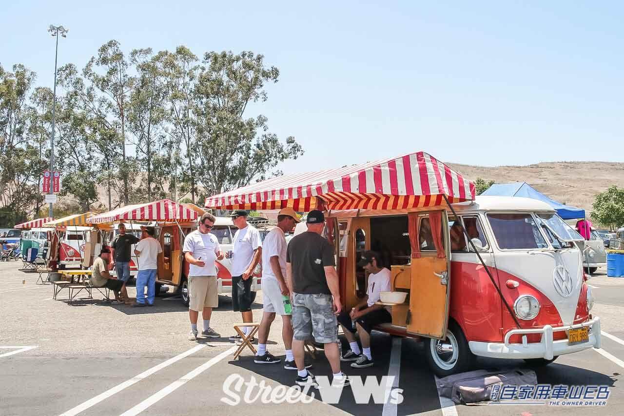 元祖キャンピングカーといえばワーゲンバス アメリカのVWイベントで見つけたキャンパーたち