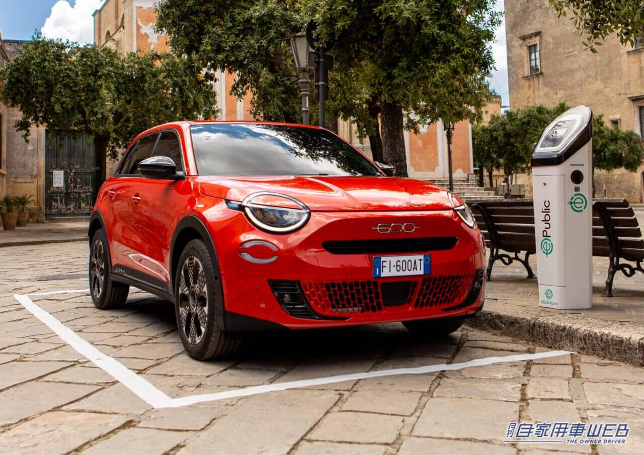 |9月に国内導入される電気自動車 「フィアット600e」、ティザーサイトを公開