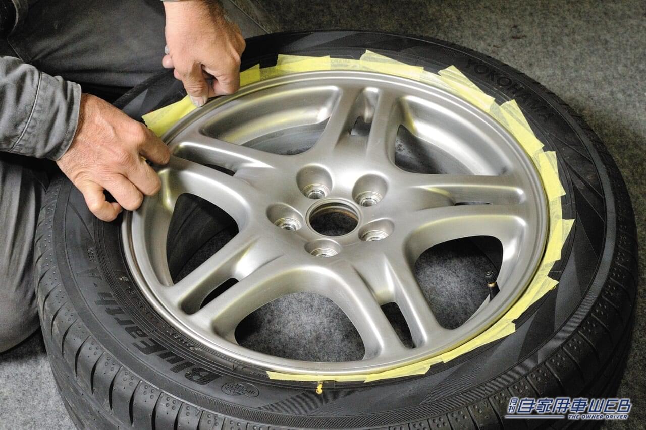 |やってみたら、予想以上に上手にできました! 純正ホイールのカラーチェンジ、大満足レポート