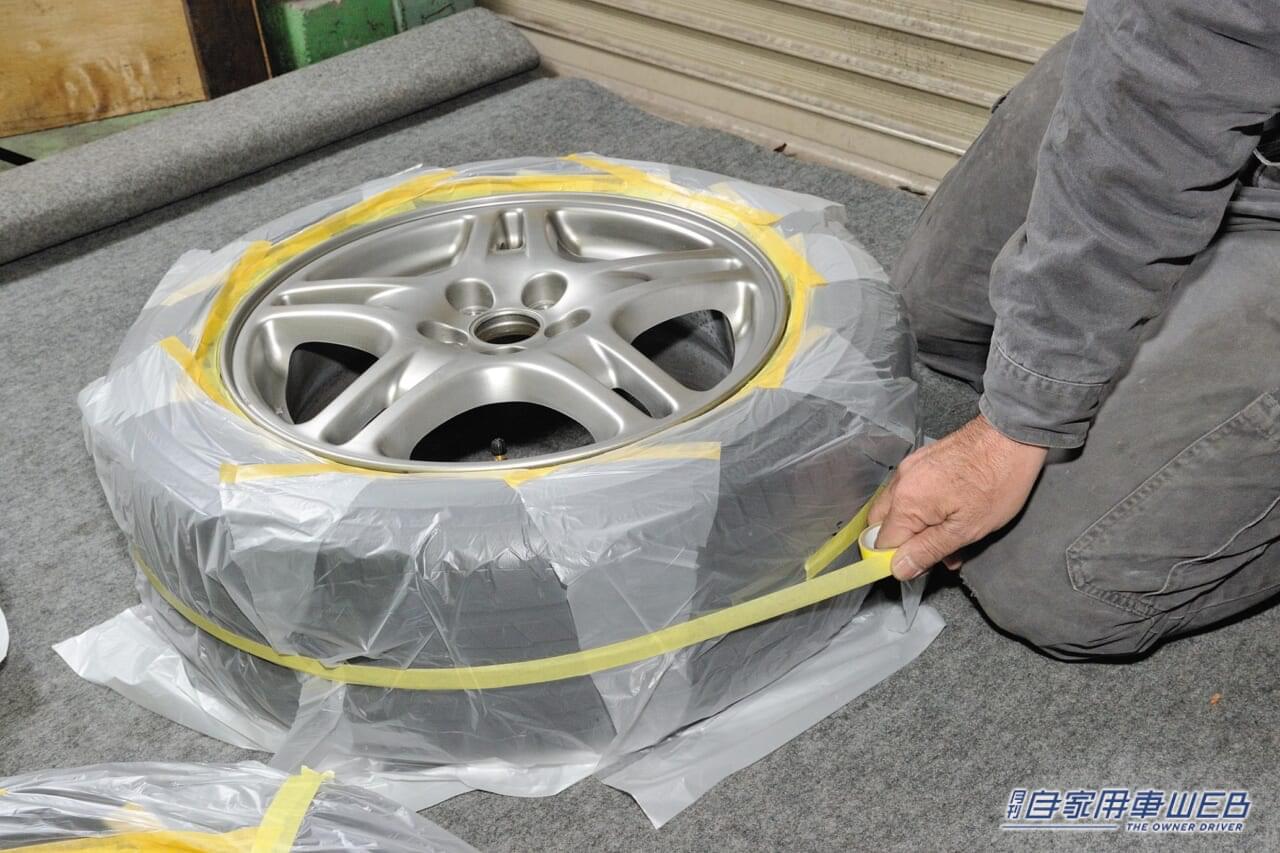 |やってみたら、予想以上に上手にできました! 純正ホイールのカラーチェンジ、大満足レポート