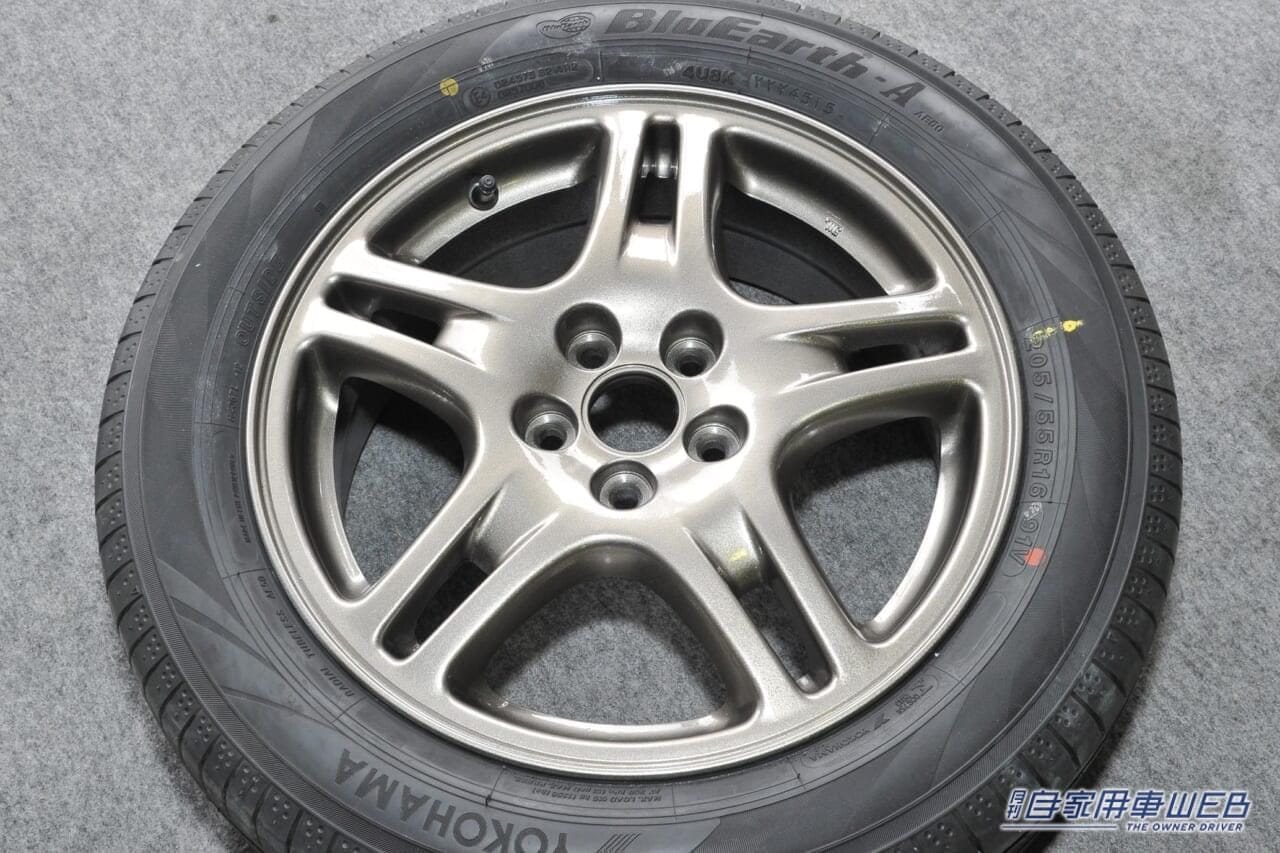 |やってみたら、予想以上に上手にできました! 純正ホイールのカラーチェンジ、大満足レポート