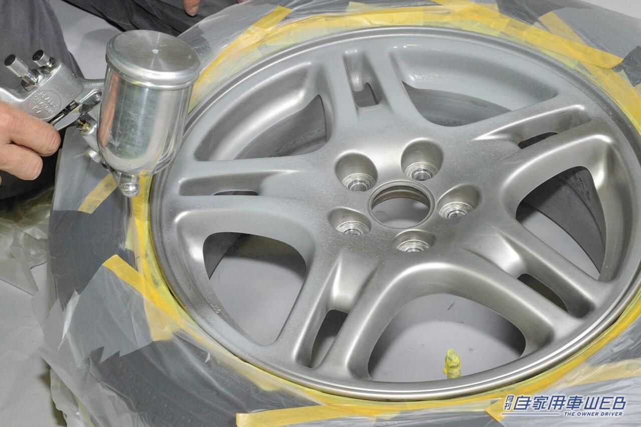 |やってみたら、予想以上に上手にできました! 純正ホイールのカラーチェンジ、大満足レポート