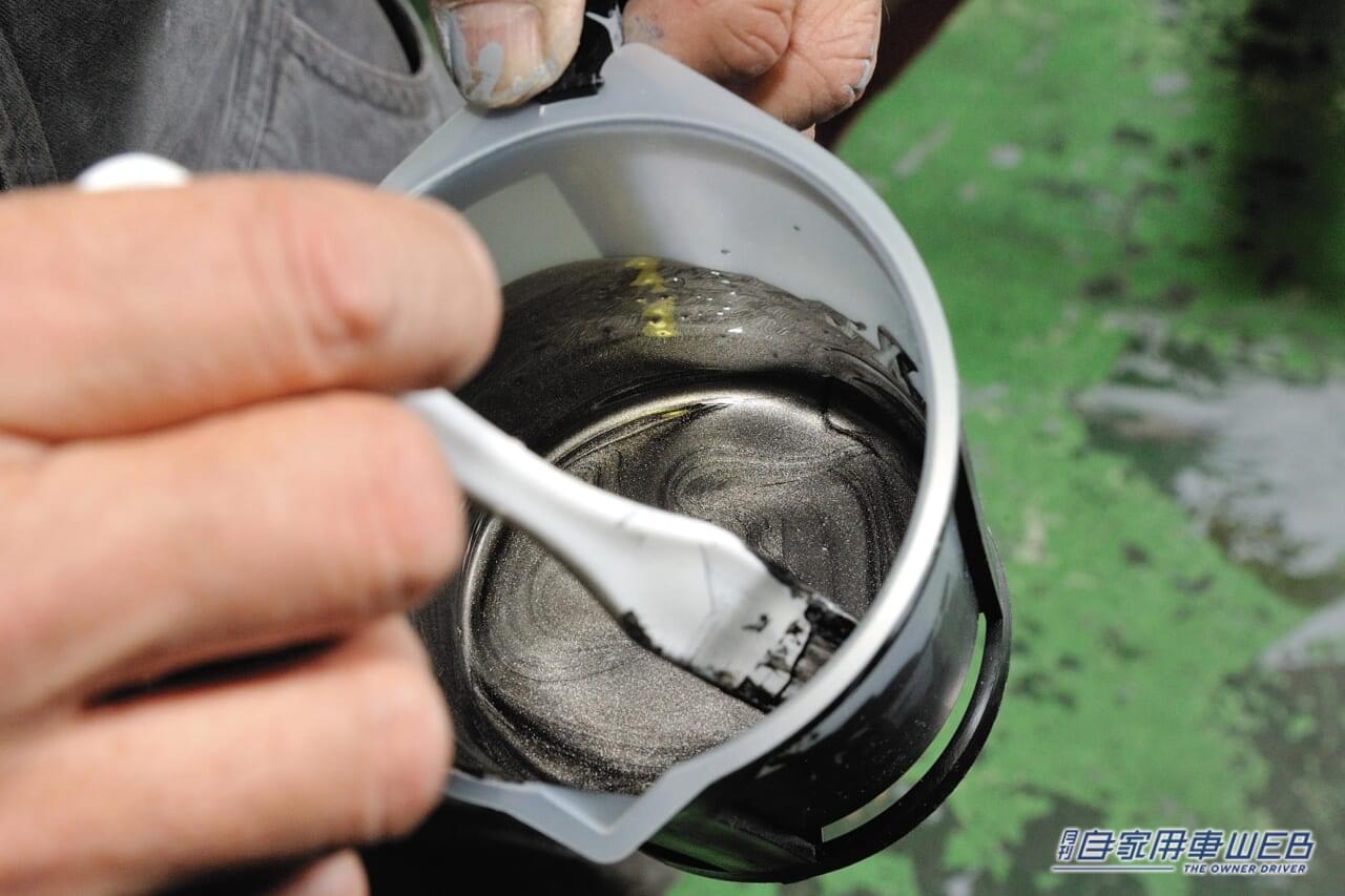 |やってみたら、予想以上に上手にできました! 純正ホイールのカラーチェンジ、大満足レポート