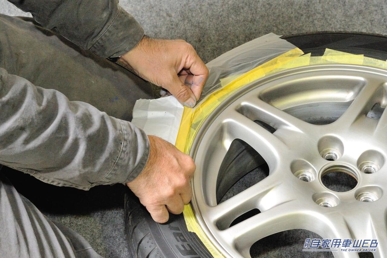 |やってみたら、予想以上に上手にできました! 純正ホイールのカラーチェンジ、大満足レポート