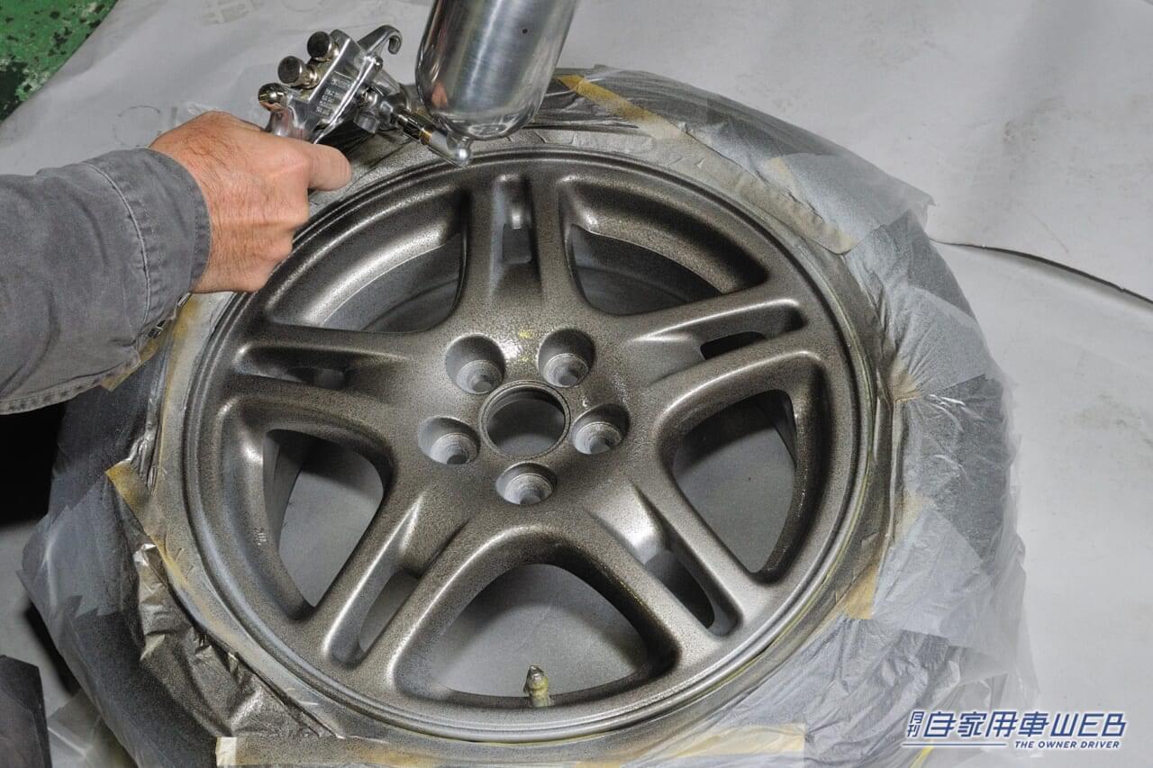 |やってみたら、予想以上に上手にできました! 純正ホイールのカラーチェンジ、大満足レポート